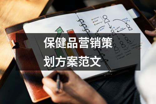 保健品营销策划方案范文