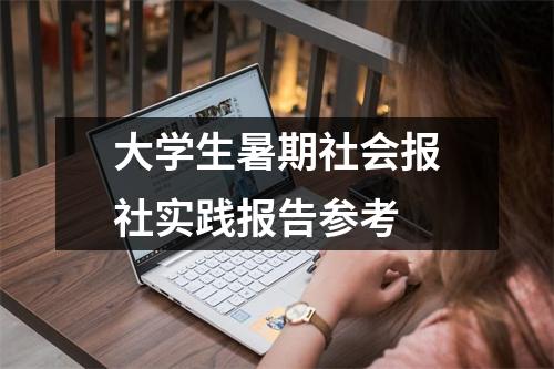 大学生暑期社会报社实践报告参考