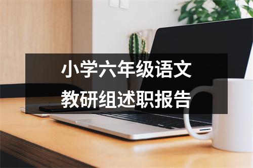 小学六年级语文教研组述职报告