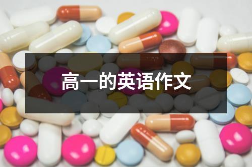 高一的英语作文