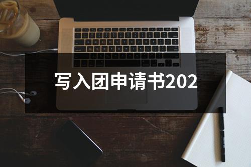 写入团申请书202