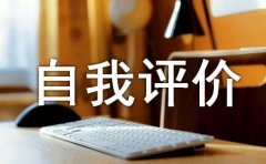 自我评价高三